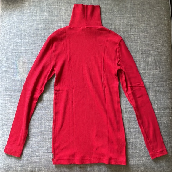 Eddie Bauer Red Turtleneck - Picture 3 of 4